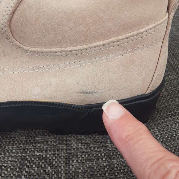 Cole Haan Womans Ankle Boots Size 8.5 Beige Lace-up Hiking Outdoor Work Boot - Picture 6 of 10